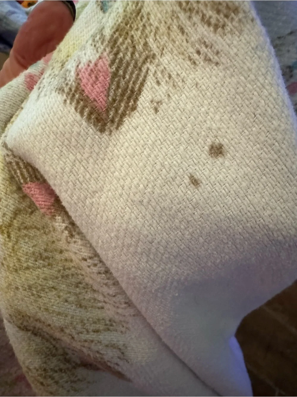 Vintage 1960-1970 kitty baby blanket